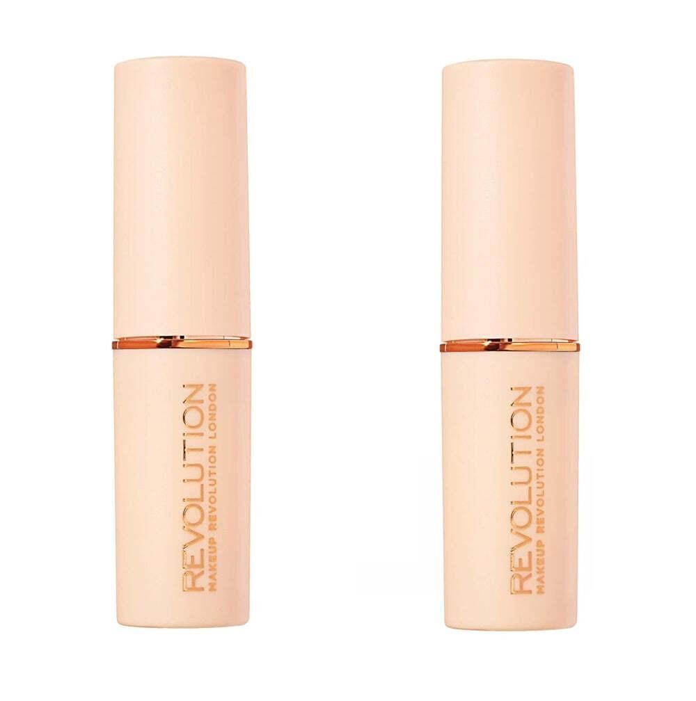 Pack Of 2 Makeup Revolution Beauty Fast Base Stick Foundation, F1