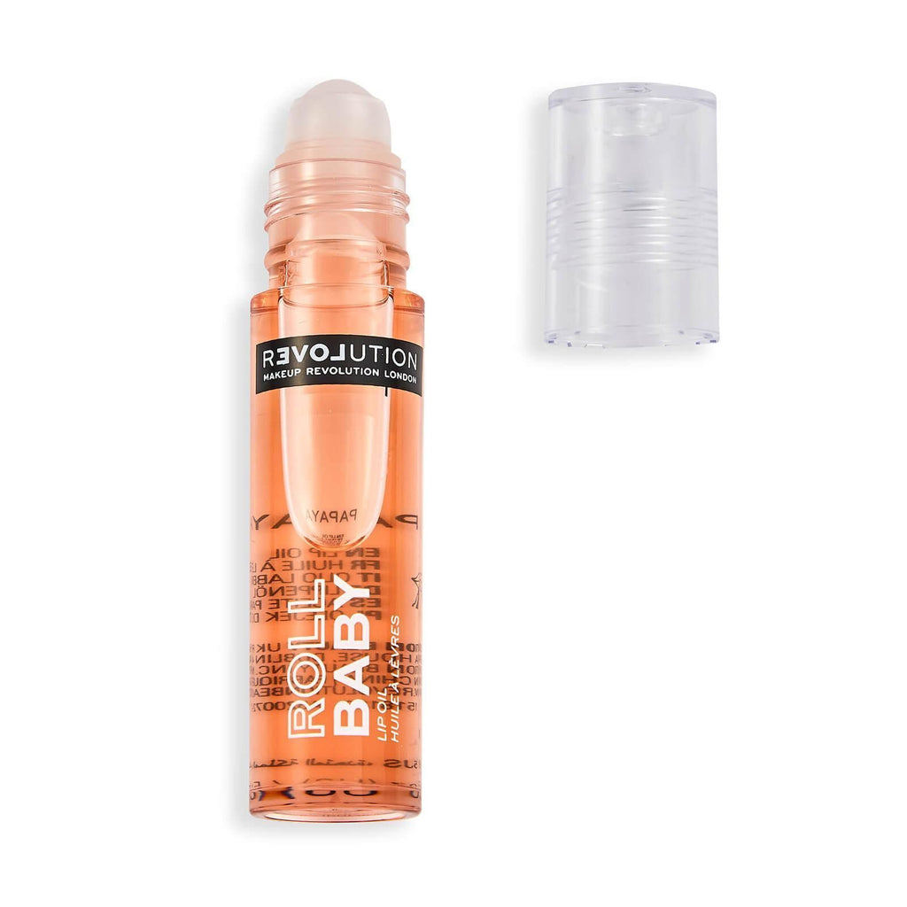 Revolution Relove Roll Baby Toning Lip Oil with Papaya Scent 5ml