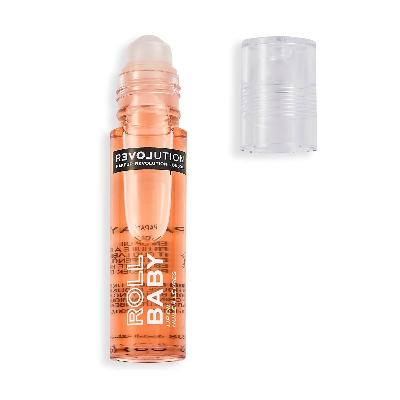 Revolution Relove Roll Baby Toning Lip Oil with Papaya Scent 5ml