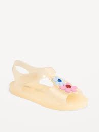 Old Navy toddler girls jelly t-strap sandal size 9