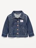 Old navy loose unisex denim barn coat 12-18M