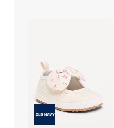 Knit Bow Sneakers for Baby