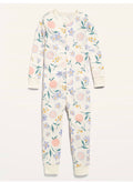 Unisex Snug-Fit 2-Way-Zip Printed Pajama One-Piece for Toddler & Baby