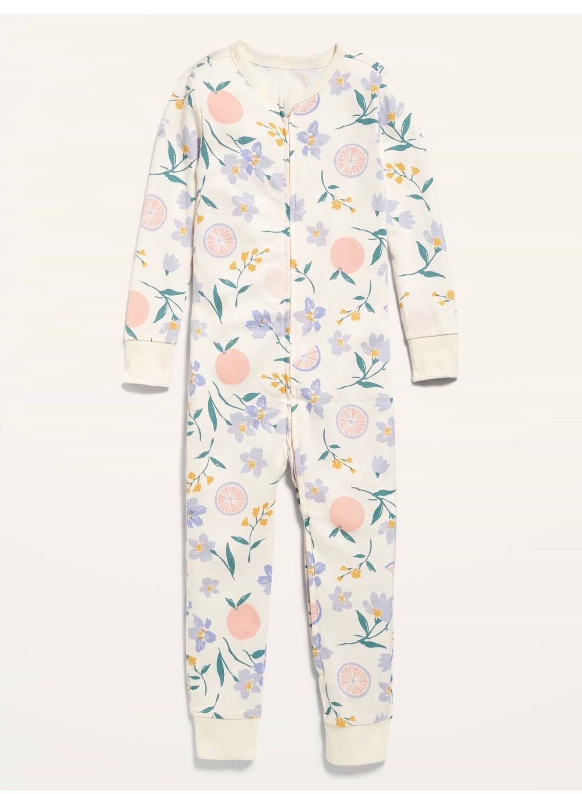 Unisex Snug-Fit 2-Way-Zip Printed Pajama One-Piece for Toddler & Baby