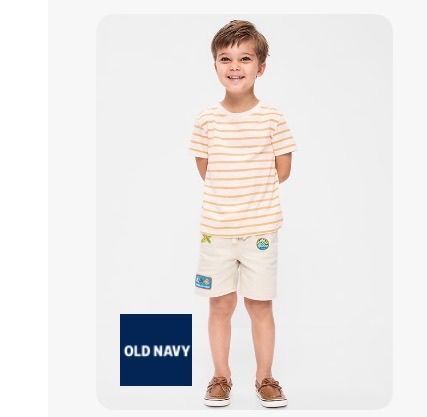 Baggy Pull-On Jean Shorts for Toddler Boys
