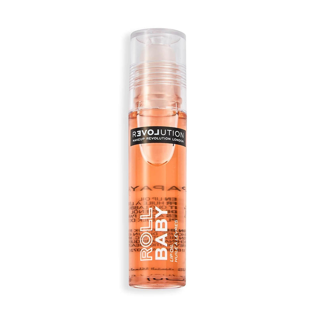 Revolution Relove Roll Baby Toning Lip Oil with Papaya Scent 5ml