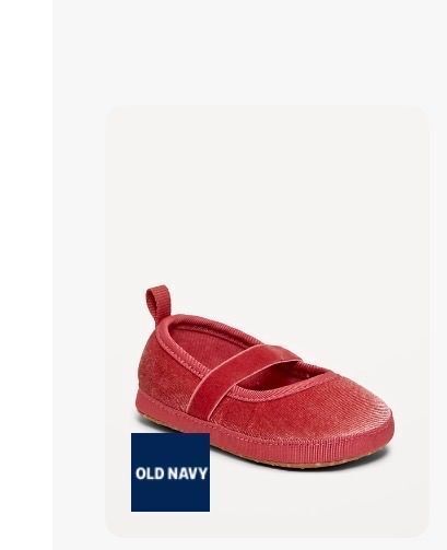 Velvet Ballet Flats for Baby